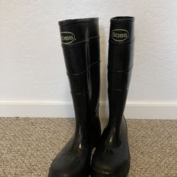 Boss Rubber Men’s Black Boots Size 9