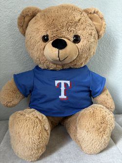 FOCO MLB Genuine Merchandise Texas Rangers Bear Plush Stuffed Animal