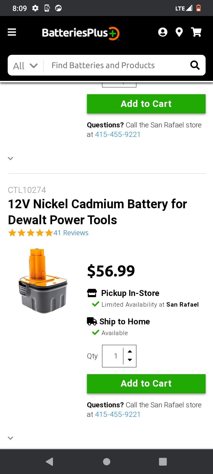 Snap on Battery 18V With Charger $30