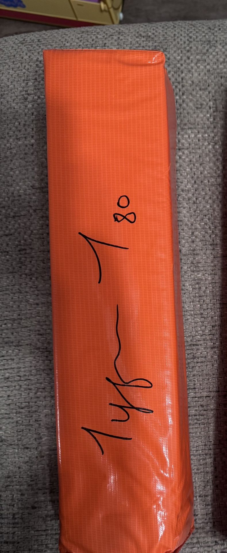 Tyquan Thornton Signed Autograph End Zone Pylon- KC Chiefs- Metabilia Coa