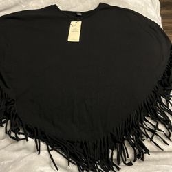 Fringe Poncho New