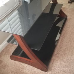 Glass TV Stand