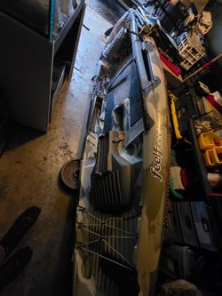Kayak fishing..