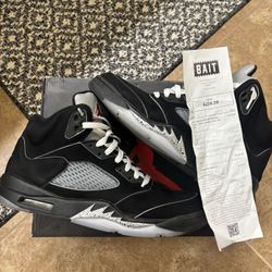 Jordan 5 Black Mettalic Size 11