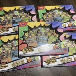 Ascended heroes pin collection 5x
