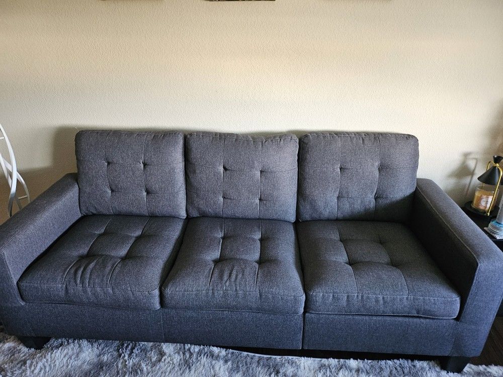 Ashley Grey Fabric Couch/sofa