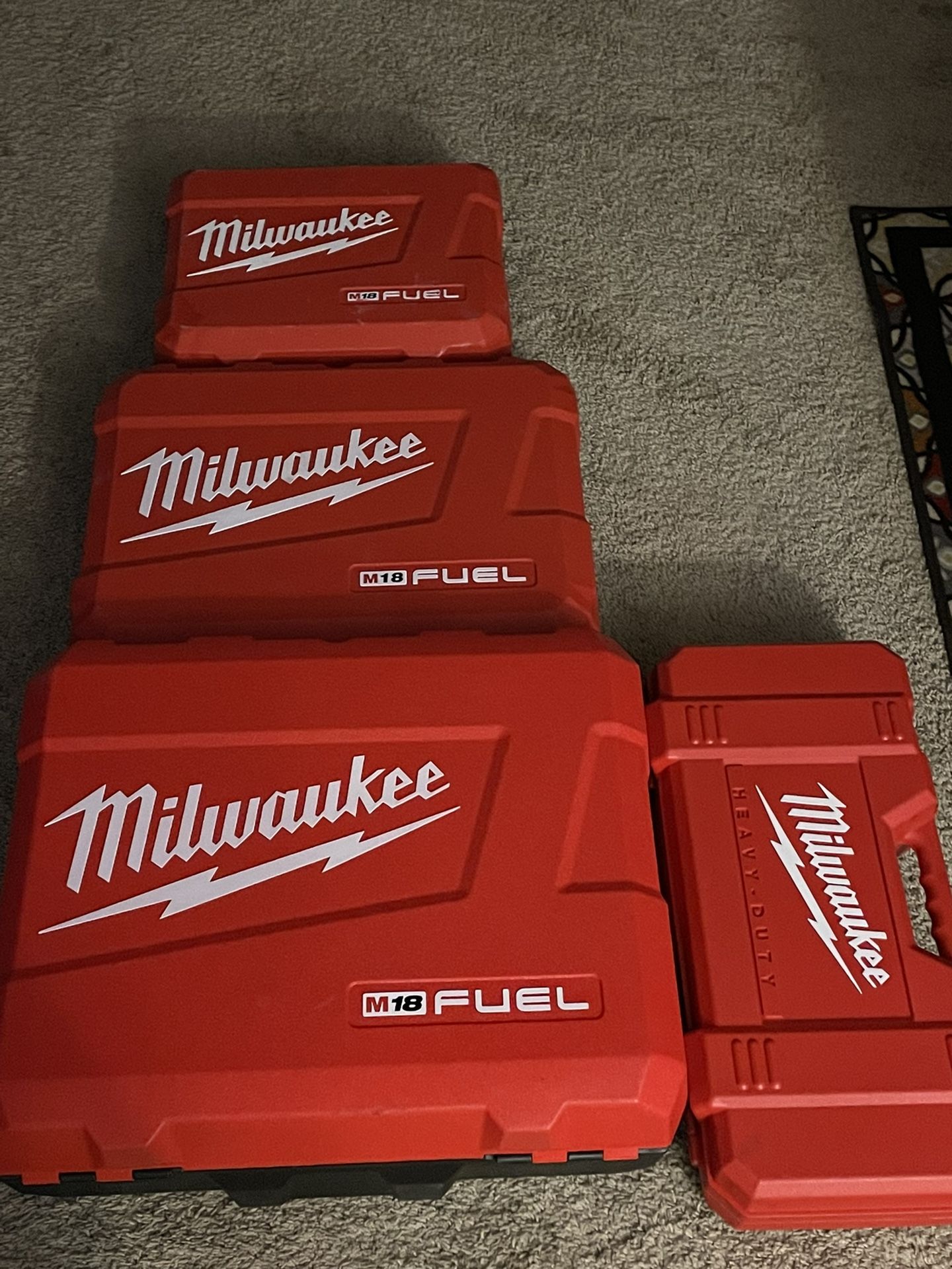Milwaukee Tool Boxes (empty)