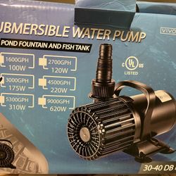Water Pum Submersible For Pond Or Fountain 