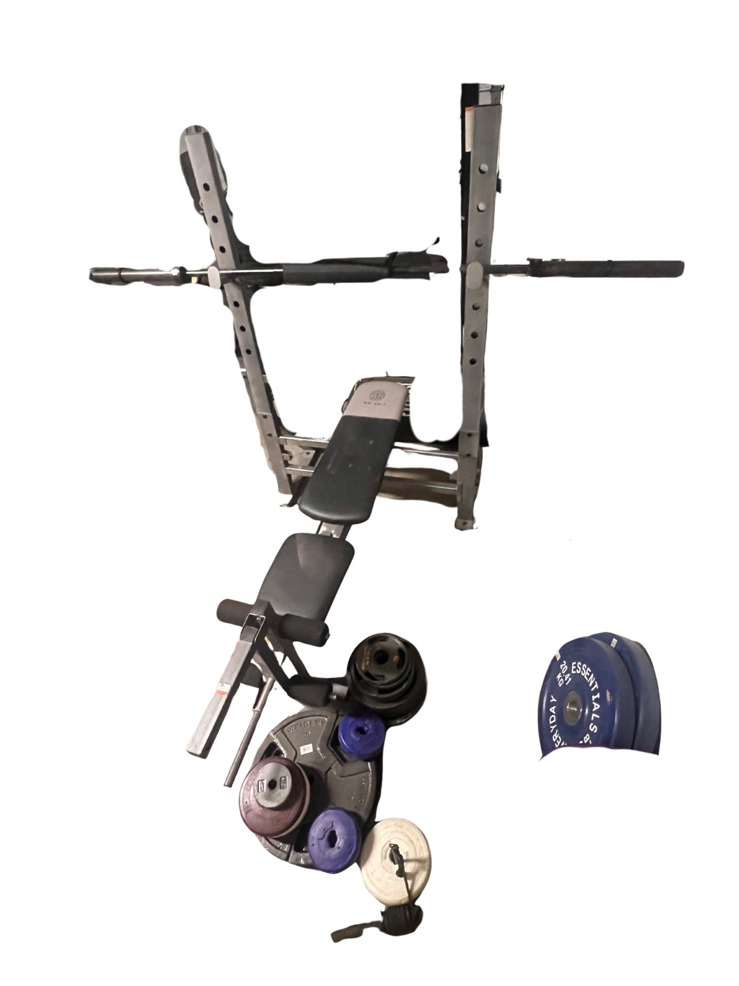 Home Gym Bench + Accessories