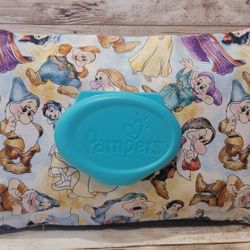 Snow White and 7 Dwarfs Pampers Wipes Cover 