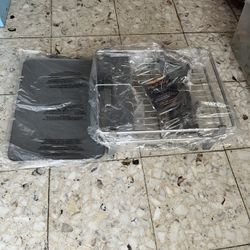 New Dish Drying Rack with Drain Tray 