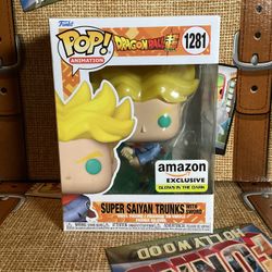 Funko Pop Super Saiyan Trunks With Sword Glow In The Dark Amazon Exclusive #1281