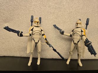 Star Wars Clone Wars 212th Jet Pack Trooper complete.