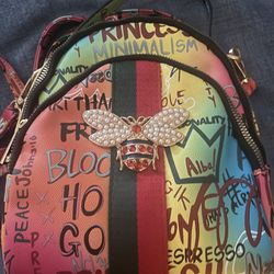 Rainbow mini purse bag