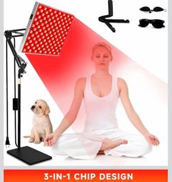 Red Light Therapy Panel with Floor Stand