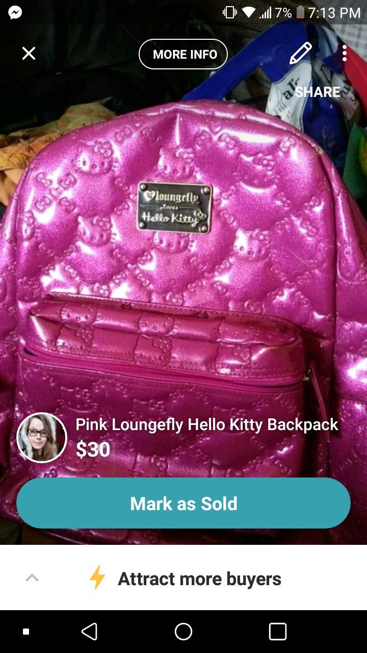 Hello Kitty Loungefly Purse ( Official Sanrio Hello Kitty ) for Sale in  Okaloosa Island, Florida - OfferUp