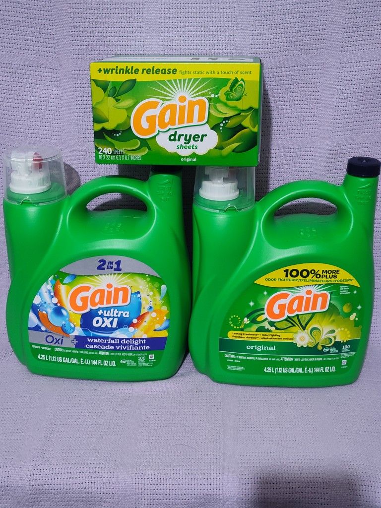 Detergente Gain Líquido