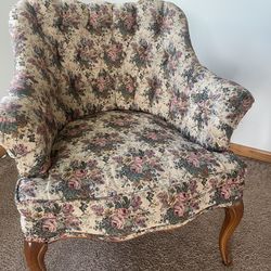 Floral Armchair