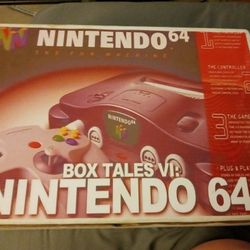Nintendo 64 With 6 Games And 3 Controllers