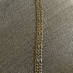 Solid Gold Figaro Chain 38grams