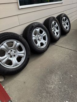 Tires and rims.