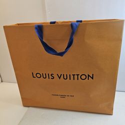 Louis Vuitton Large Orange Tote / Gift Bag – 20.75” x 18.75” x 4.75”
