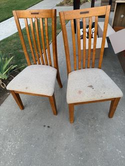 FREE - Dining room chair; high backed