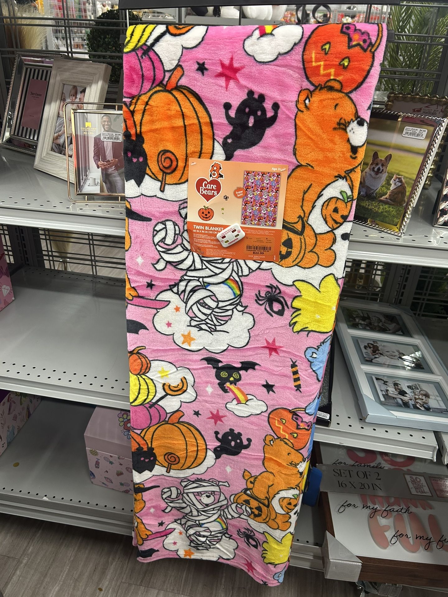 CareBears Halloween Twin Blanket