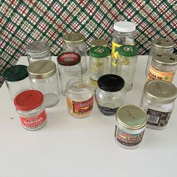 FREE Glass Jars Various Sizes