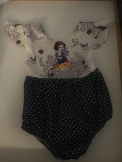 3 month SnowWhite onesie
