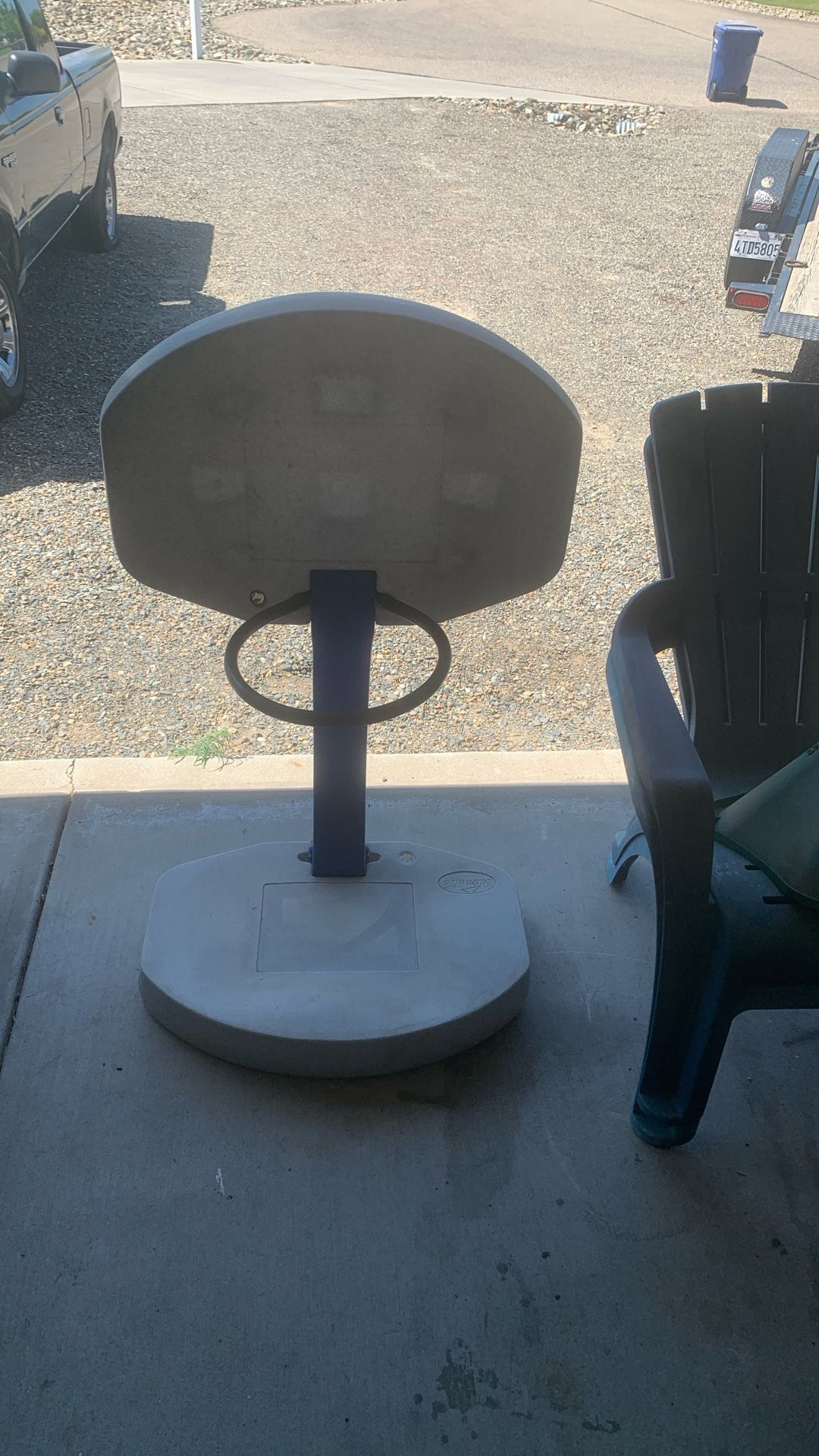 Free Pool Basketball Hoop