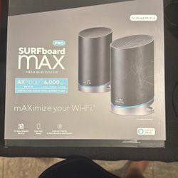 ARRIS SURFboard mAX Pro AX11000 Mesh Wi-Fi 6 
