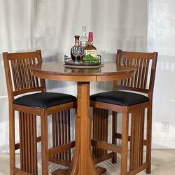3 Piece Bistro * High Table & 2 Chairs PERFECT FOR STUDIO LIVING