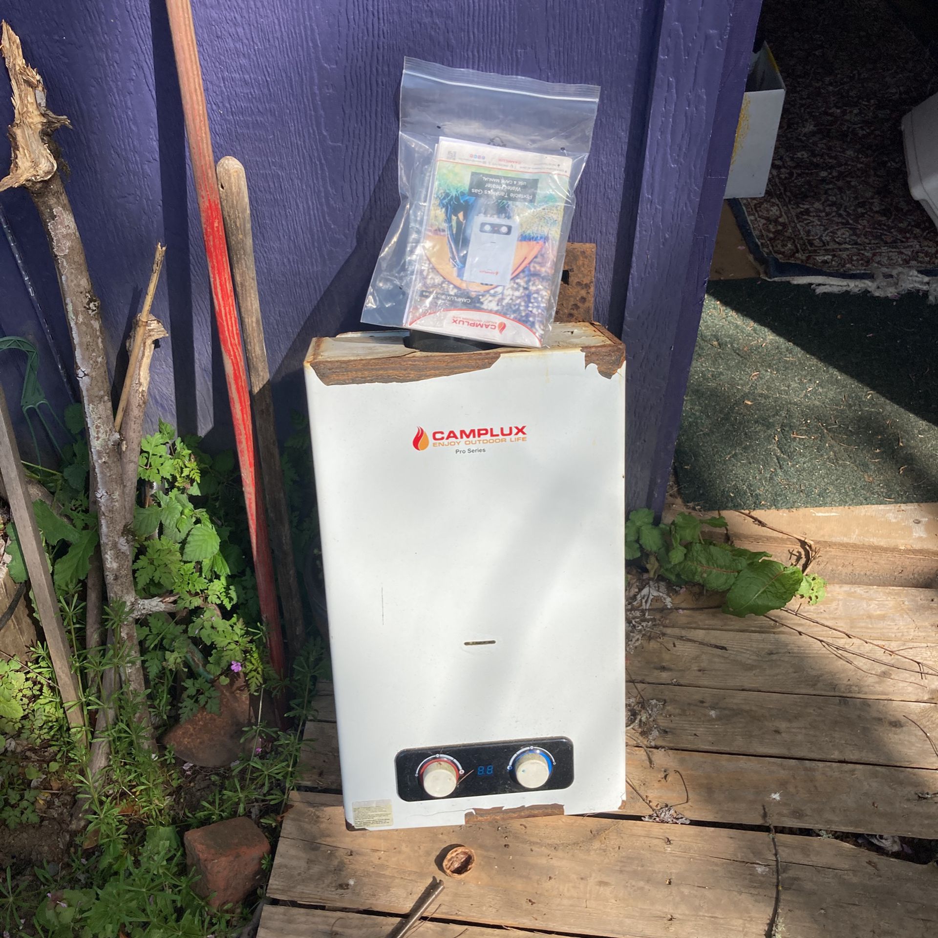 Free Camplux tankless water heater