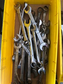Various 3/4” wrenches.
