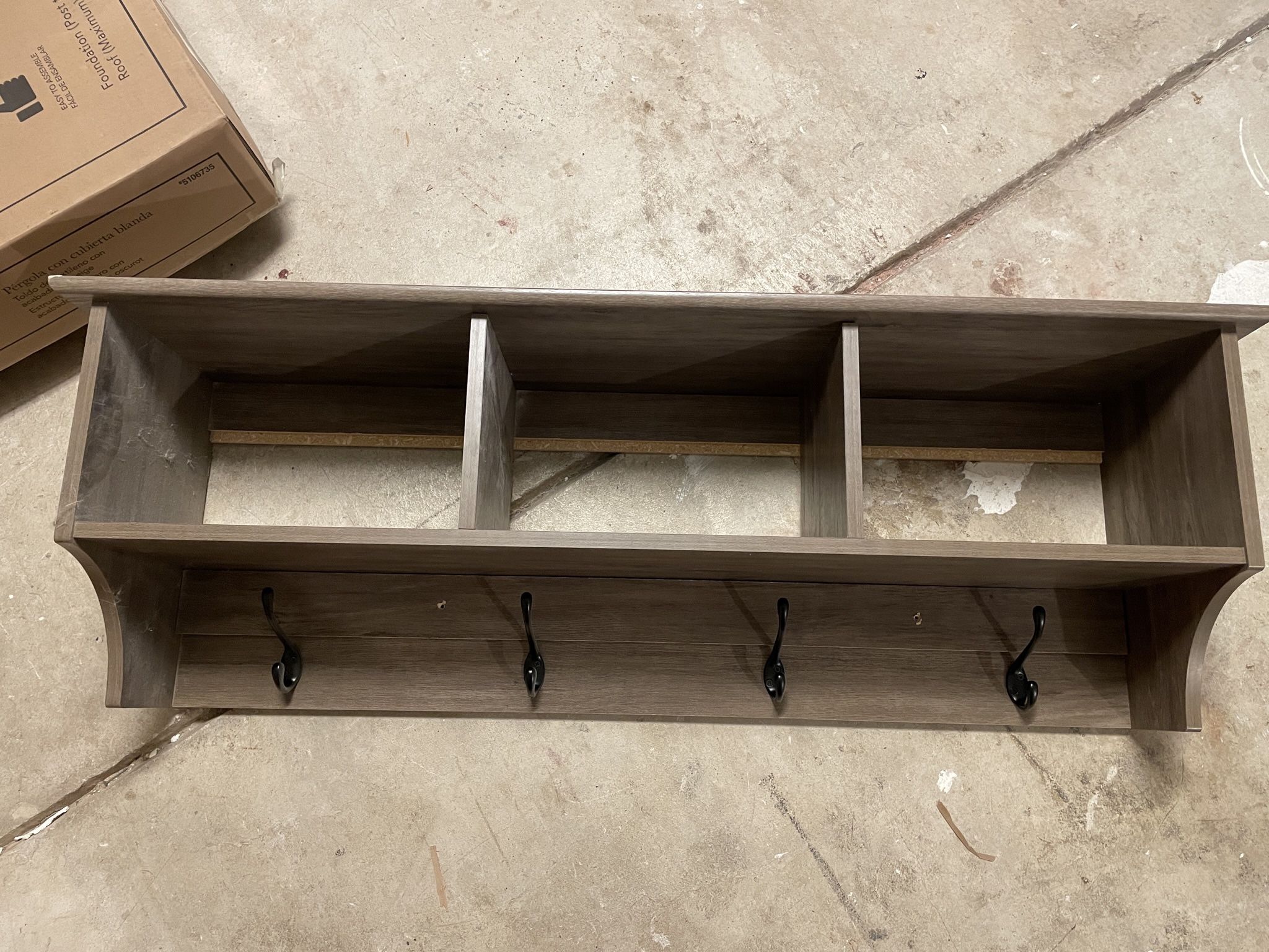 Overhead Coat And Hat Hanger