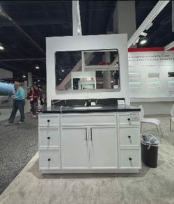 Premium Shaker Style 54” Bathroom Vanity | Large Storage for Home Renovation