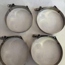 Mpi Aircraft Grade Hose Clamps 4 Inch