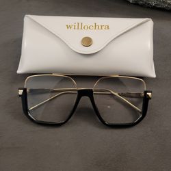 Aviator Clear Frame Glasses