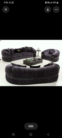 Custom made living room set