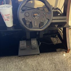 Steering Wheel And Pedals For Game Console