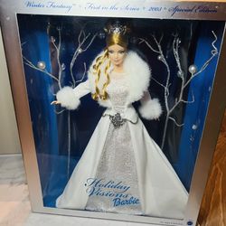 Vintage Mattel 2003 Barbie Doll Winter Fantasy