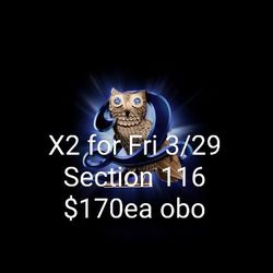 Price Drop - 125ea Drake Tickets Friday 3/29 @ UBS Arena - Sec 116 $170ea