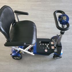 Solax Transformer 2 Electric Folding Mobility Scooter - Blue