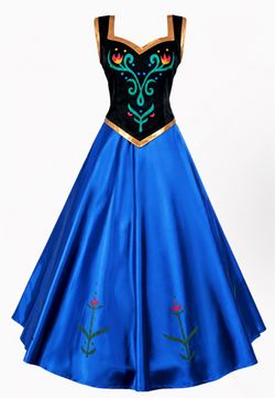 Frozen Anna Princess Costume Dress