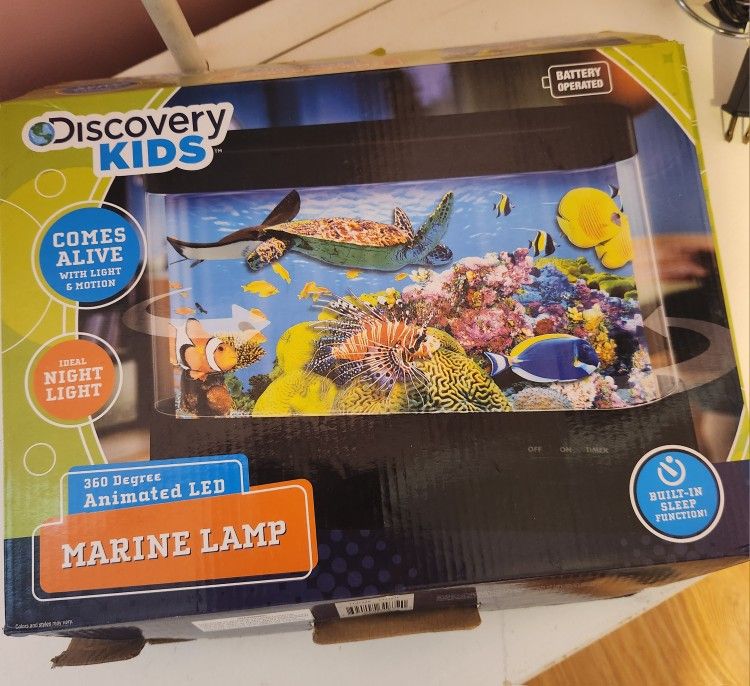 Discovery Kids 3D Animated Marine Lamp 