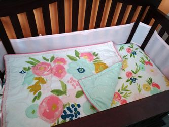 Crib Mesh and Sheet Set