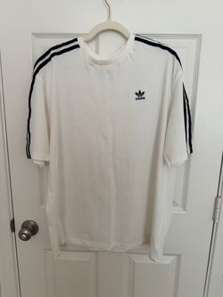 Two Adidas Originals 3-Stripes Oversized Tee