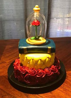 Beauty and the Beast Cake(Mini version)