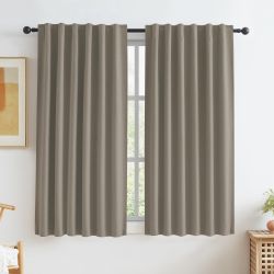 Taupe Blackout Curtains